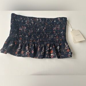 NWT Tularosa Women’s Bobby Smocked Crop Top